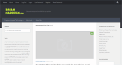 Desktop Screenshot of brianhaddock.com